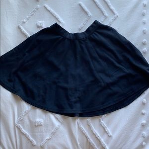 navy skater skirt